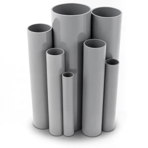 مواسير UPVC ضغط 10 بار قطر خارجي 250 مم سمك 11.9 مم رمادي
