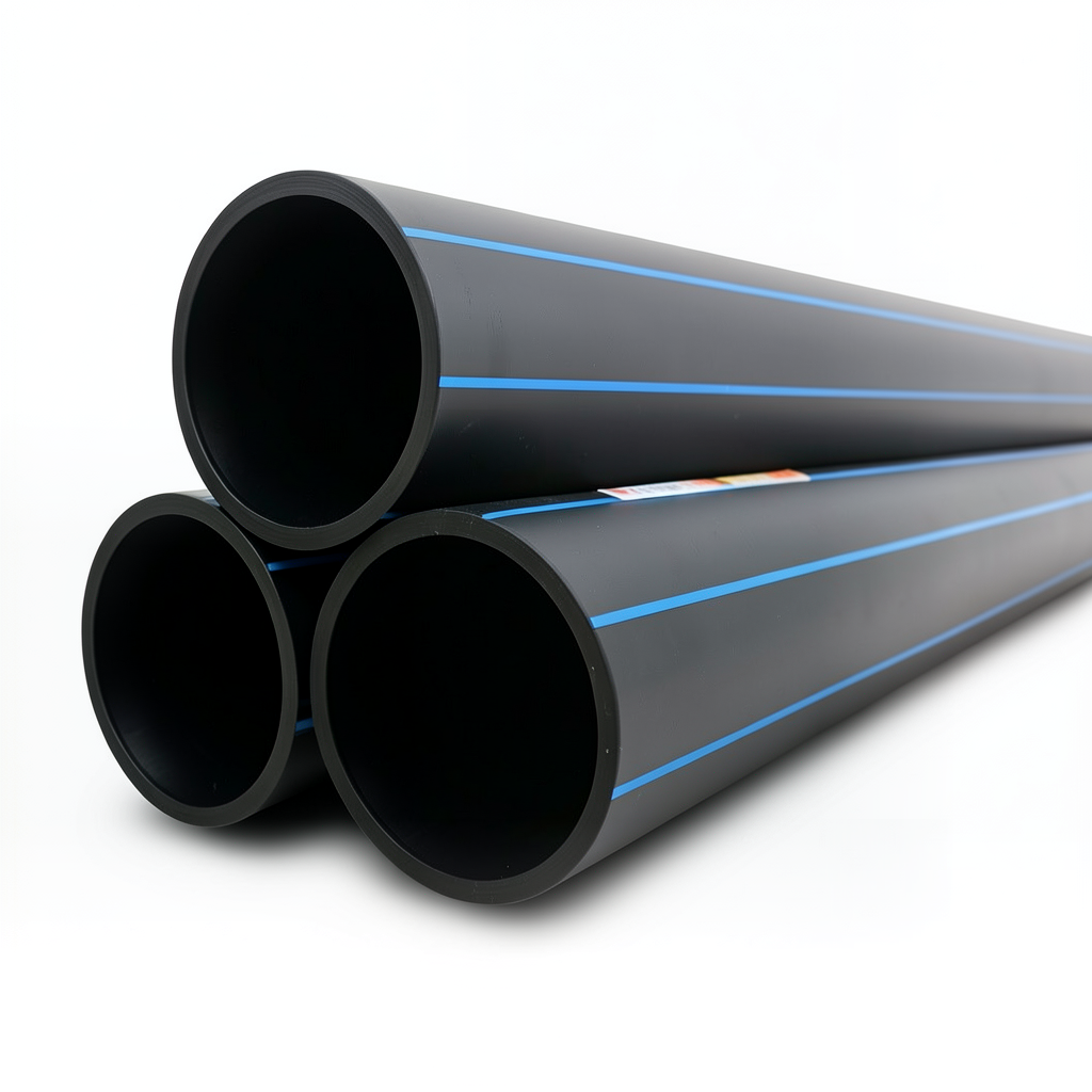 مواسير HDPE نيبروبلاست PE 80 ضغط 16 بار قطر خارجي 250 مم سمك 27.9 مم لون أسود | نيبروبلاست