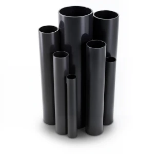 مواسير UPVC ضغط اسمي 16 بار قطر خارجي 280 مم سمك 20.8 مم لون اسود