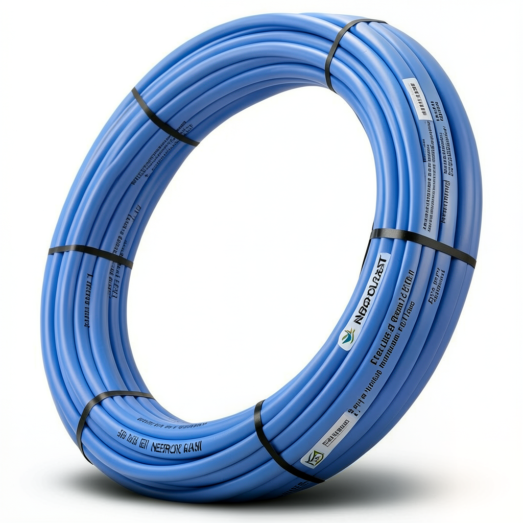 Neproplast HDPE Pipes PE 100 Pressure 20 Bar Outside Diameter 125 mm Thickness 14 mm Blue | NEPROPLAST
