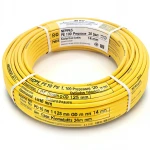 أنابيب HDPE PE 100 ضغط 20 بار قطر خارجي 125 مم سمك 14 مم لون أصفر | نيبروبلاست