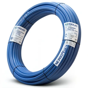 Neproplast HDPE Pipes PE 100 Pressure 20 Bar Outside Diameter 125 mm Thickness 14 mm Blue | NEPROPLAST
