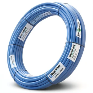 أنابيب HDPE نيبروبلاست PE 80 ضغط 16 بار قطر خارجي 110 مم سمك 12.3 مم لون أزرق | نيبروبلاست