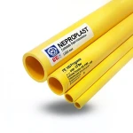 مواسير HDPE PE 100 ضغط 20 بار قطر خارجي 180 مم سمك 20.1 مم لون أصفر | نيبروبلاست