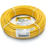 أنابيب HDPE PE 80 ضغط 16 بار قطر خارجي 125 مم سمك 14 مم لون أصفر | نيبروبلاست