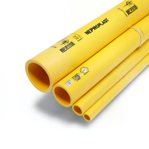 HDPE Pipes PE 100 Pressure 20 Bar 250 mm Diameter 27.9 mm Thickness Yellow | NEPROPLAST