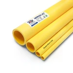 مواسير HDPE PE 100 ضغط 20 بار قطر 200 مم سمك 22.4 مم لون أصفر | نيبروبلاست