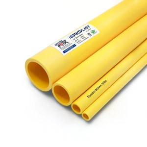 HDPE Pipes PE 100 Pressure 20 Bar Diameter 200 mm Thickness 22.4 mm Yellow | NEPROPLAST