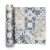 German Wall Covering Patterned Wallpaper 10m x 0.53m Beige with Blue - Image 1