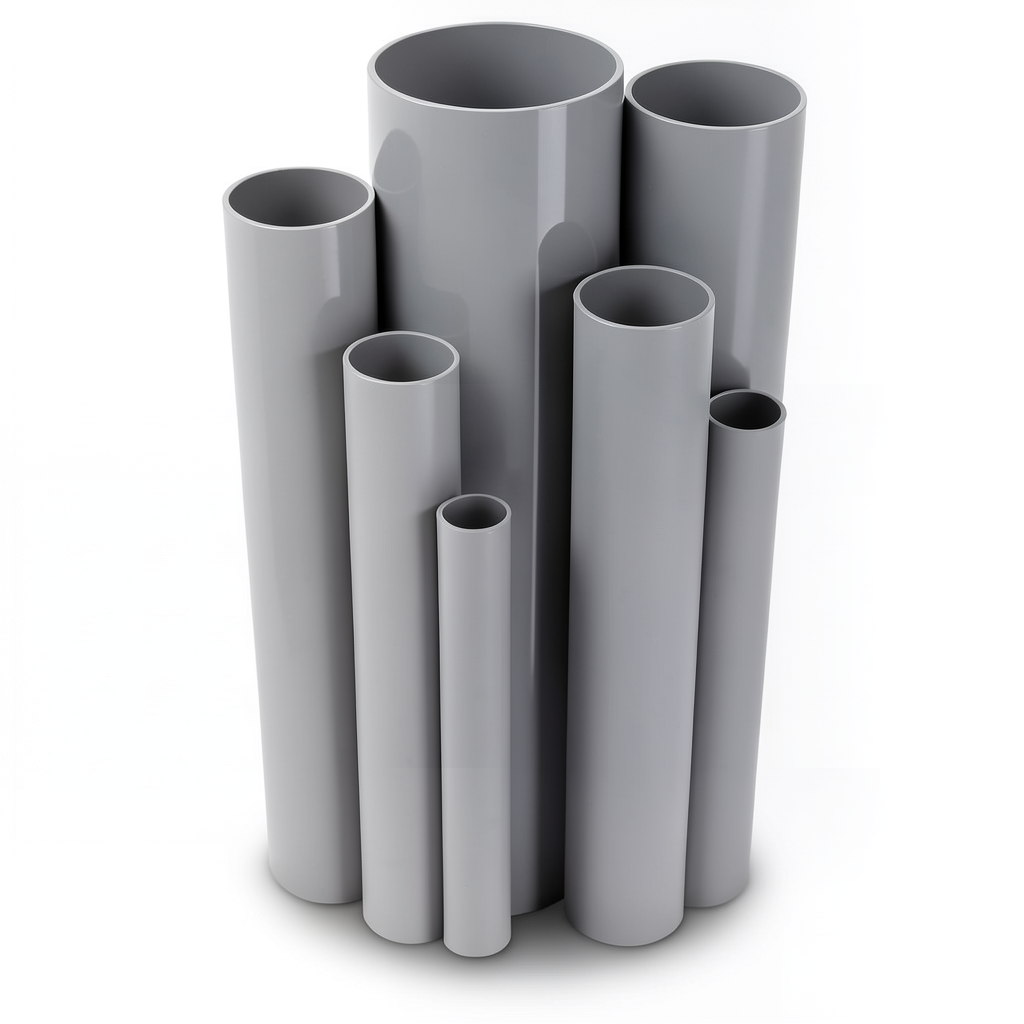 UPVC Pipes Nominal Pressure 2.5 Bar Outside Diameter 315 mm Thickness 2.5 mm Gray