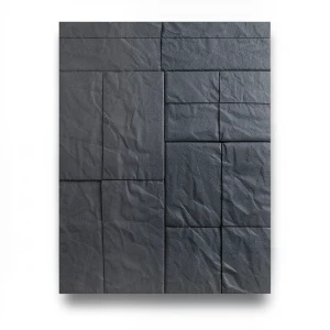 German Wallpaper 10m x 0.53m Dark Gray Color, Model 524314