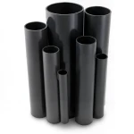 مواسير UPVC ضغط 2.5 بار قطر خارجي 315 مم سمك 2.5 مم لون اسود