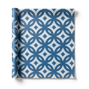 German Wall Covering 10m x 0.53m Blue, Model 524703
