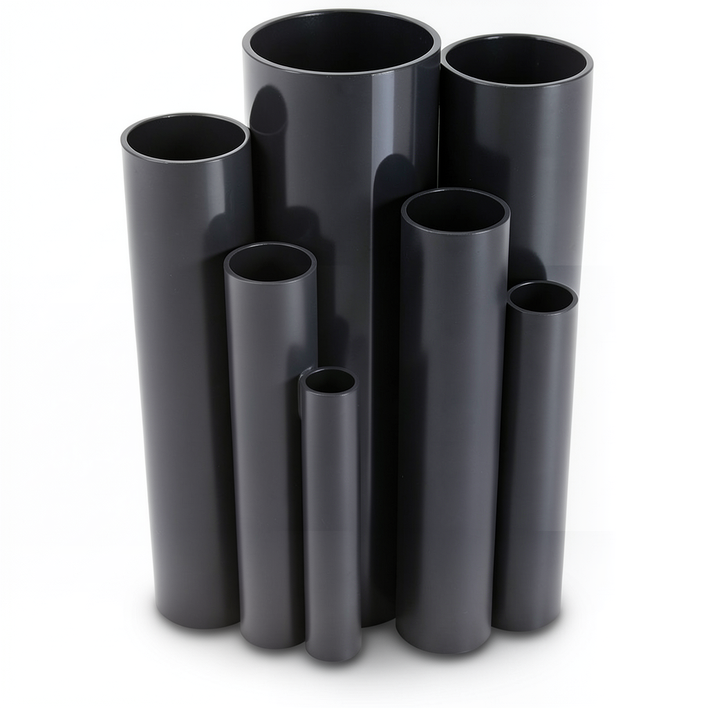 UPVC Pipes Nominal Pressure 10 Bar Outside Diameter 315 mm Thickness 15 mm Black