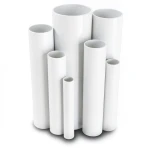 مواسير UPVC ضغط اسمي 10 بار قطر خارجي 450 مم سمك 21.5 مم لون أبيض