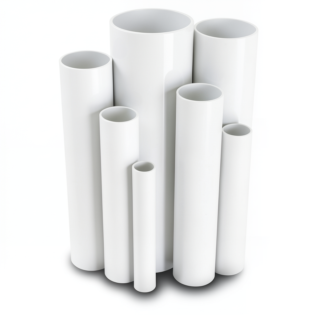 UPVC Pipes Nominal Pressure 10 Bar Outside Diameter 450 mm Thickness 21.5 mm White