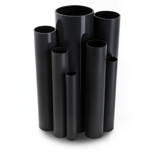 مواسير UPVC ضغط 4 بار قطر خارجي 315 مم سمك 6.2 مم لون اسود