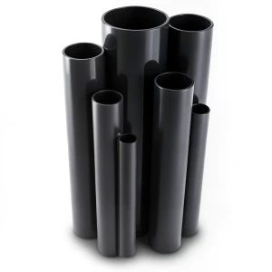 مواسير UPVC ضغط اسمي 16 بار قطر خارجي 250 مم سمك 18.6 مم لون اسود
