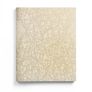 Italian Wallpaper Patterned Design 10 m x 0.70 m Beige