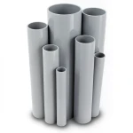 مواسير UPVC ضغط 2.5 بار قطر خارجي 315 مم سمك 2.5 مم لون رمادي