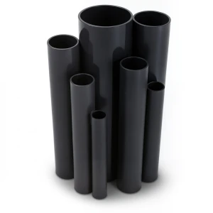 مواسير UPVC ضغط 2.5 بار قطر خارجي 315 مم سمك 2.5 مم لون اسود