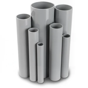 UPVC Pipe Nominal Pressure 10 Bar Outside Diameter 315 mm Thickness 15 mm Gray