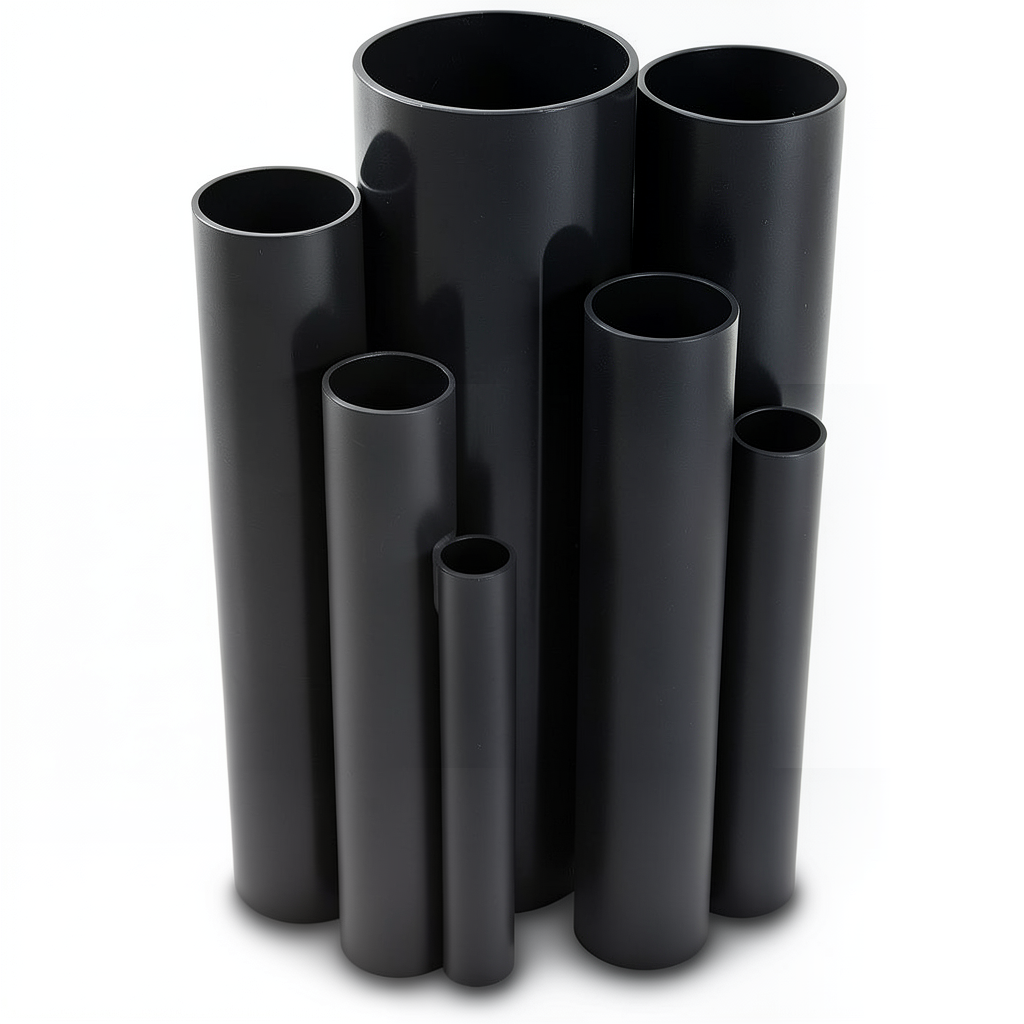 مواسير UPVC ضغط اسمي 10 بار قطر خارجي 315 مم سمك 15 مم لون اسود