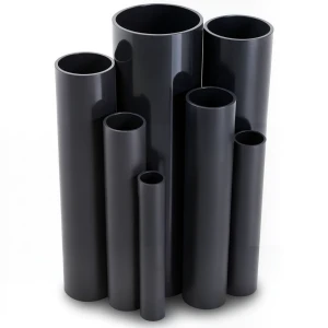 مواسير UPVC ضغط 4 بار قطر خارجي 315 مم سمك 6.2 مم لون اسود