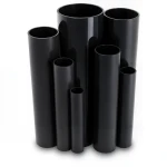 مواسير UPVC ضغط اسمي 16 بار قطر خارجي 315 مم سمك 23.4 مم لون اسود