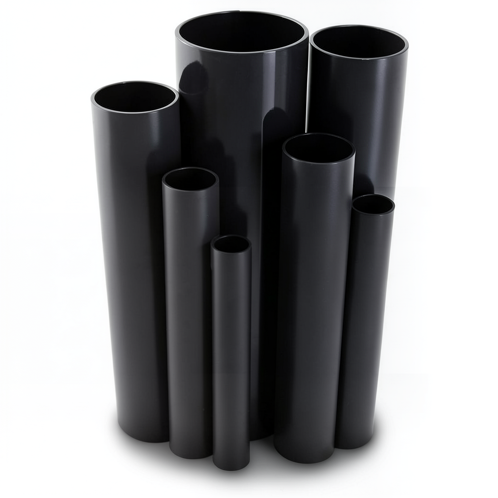 UPVC Pipes Nominal Pressure 6 Bar Outside Diameter 315 mm Thickness 9.2 mm Black
