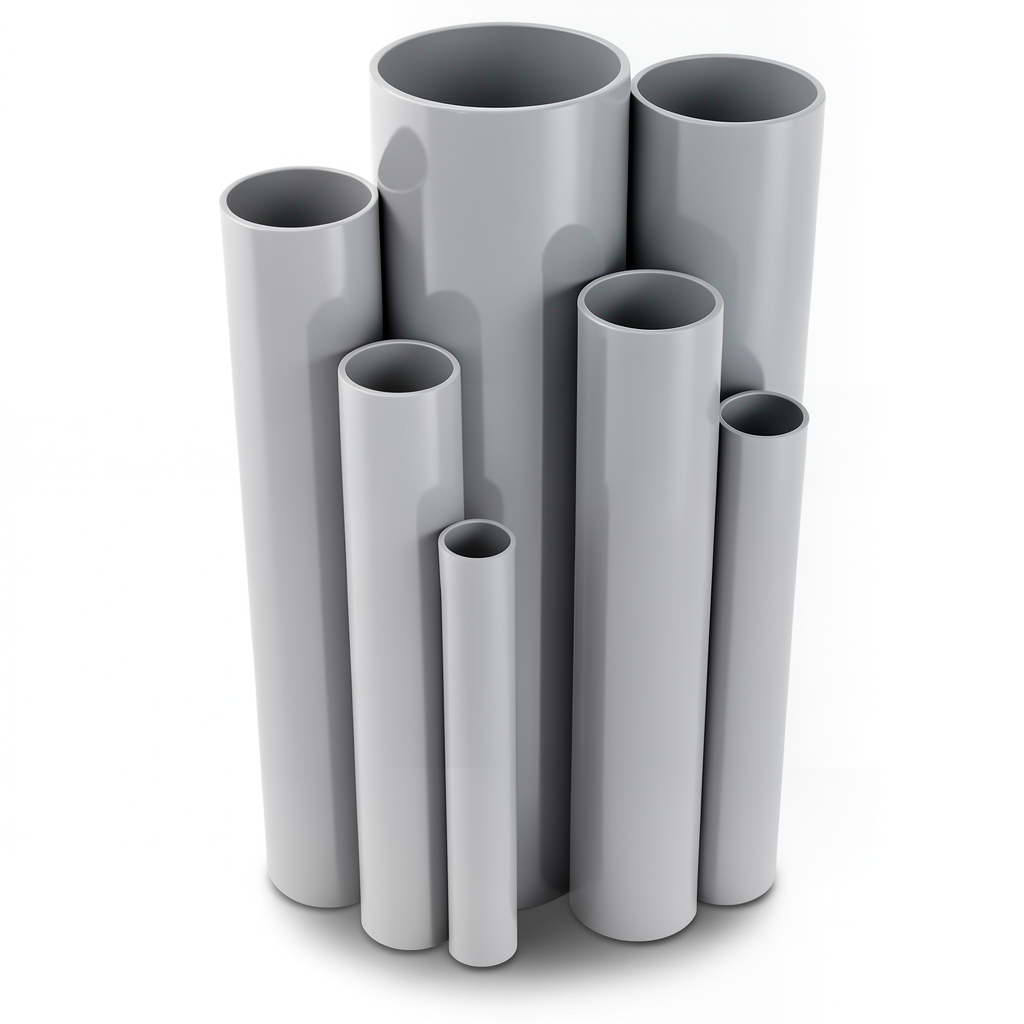 UPVC Pipes Nominal Pressure 2.5 Bar Outside Diameter 355 mm Thickness 2.9 mm Gray