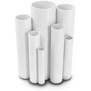 مواسير UPVC ضغط اسمي 10 بار قطر خارجي 315 مم سمك 15 مم لون أبيض