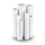مواسير UPVC ضغط اسمي 10 بار قطر خارجي 450 مم سمك 21.5 مم لون أبيض