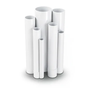 مواسير UPVC ضغط اسمي 10 بار قطر خارجي 450 مم سمك 21.5 مم لون أبيض
