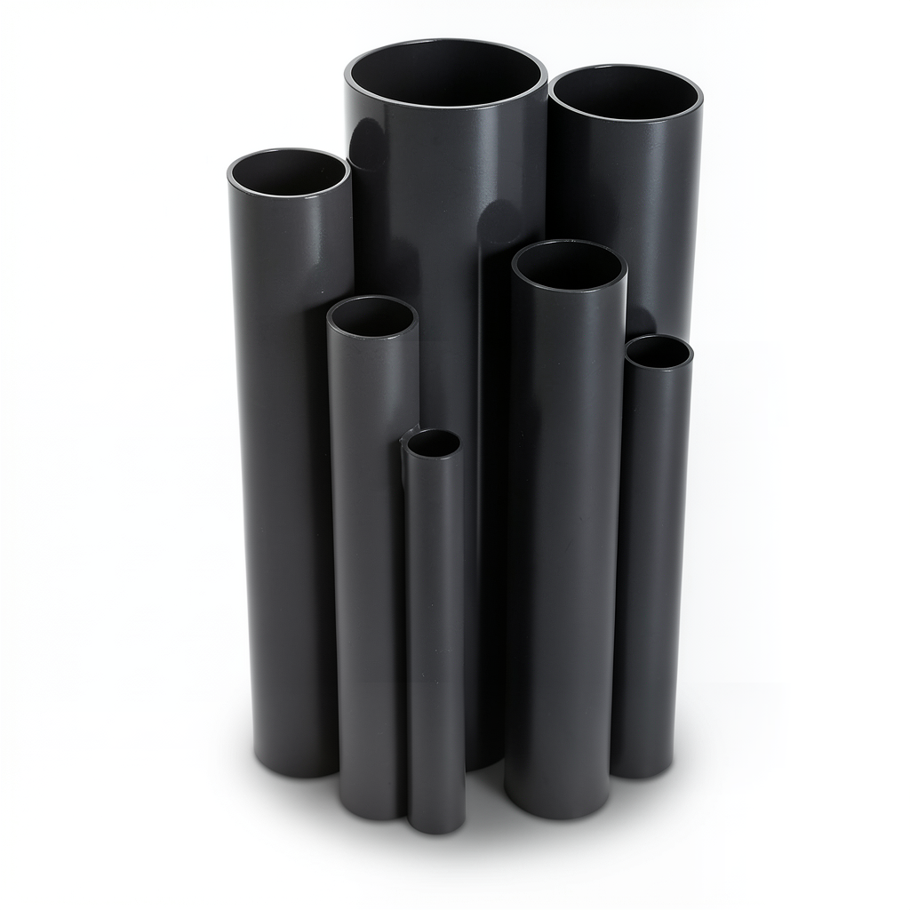 مواسير UPVC ضغط اسمي 10 بار قطر خارجي 315 مم سمك 15 مم لون اسود