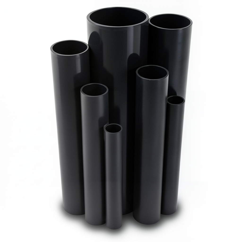 UPVC Pipes Nominal Pressure 16 Bar Outside Diameter 315 mm Thickness 23.4 mm Black