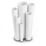 مواسير UPVC ضغط 2.5 بار قطر خارجي 355 مم سمك 2.9 مم لون أبيض