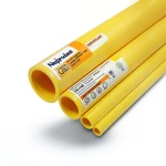 مواسير HDPE نيبروبلاست PE 80 ضغط 16 بار قطر خارجي 160 مم سمك 17.9 مم لون أصفر | نيبروبلاست