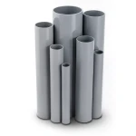 مواسير UPVC ضغط اسمي 2.5 بار قطر خارجي 355 مم سمك 2.9 مم لون رمادي