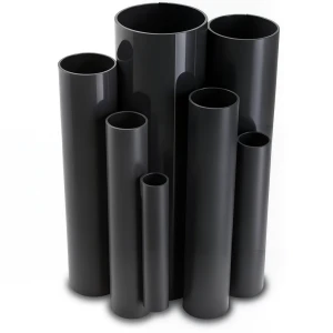 مواسير UPVC ضغط 2.5 بار قطر خارجي 355 مم سمك 2.9 مم لون اسود