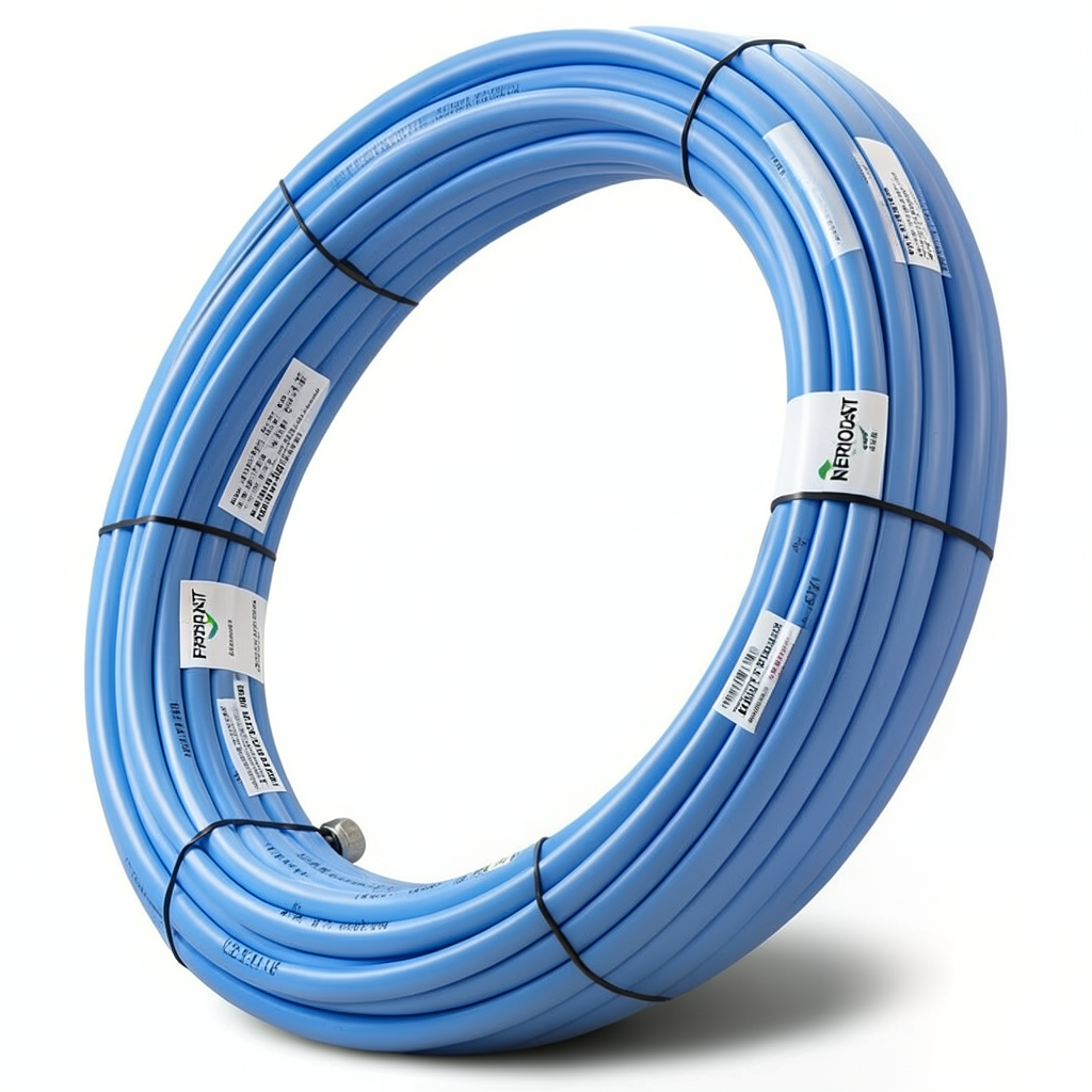 أنابيب HDPE نيبروبلاست PE 80 ضغط 16 بار قطر خارجي 25 مم سمك 2.8 مم لون أزرق | نيبروبلاست