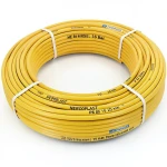 أنابيب HDPE PE 80 ضغط 16 بار قطر 25 مم سمك 2.8 مم لون أصفر | نيبروبلاست
