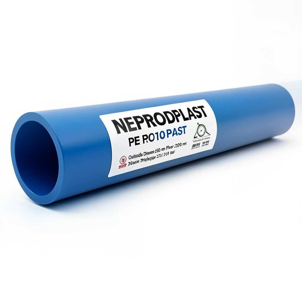 أنابيب HDPE PE 100 ضغط 20 بار قطر خارجي 250 مم سمك 27.9 مم أزرق | نيبروبلاست
