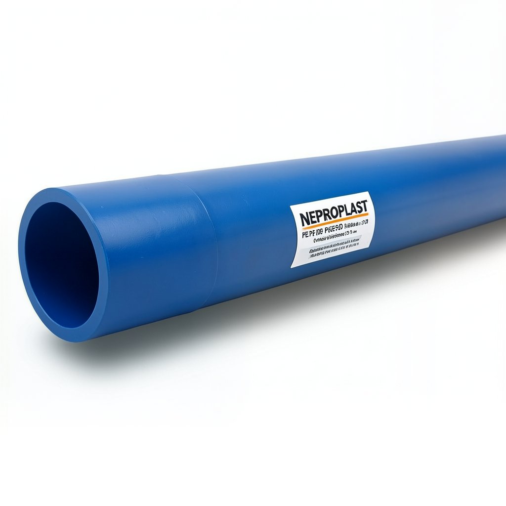 HDPE Pipes PE 100 Pressure 20 Bar Outside Diameter 250 mm Thickness 27.9 mm Blue | NEPROPLAST