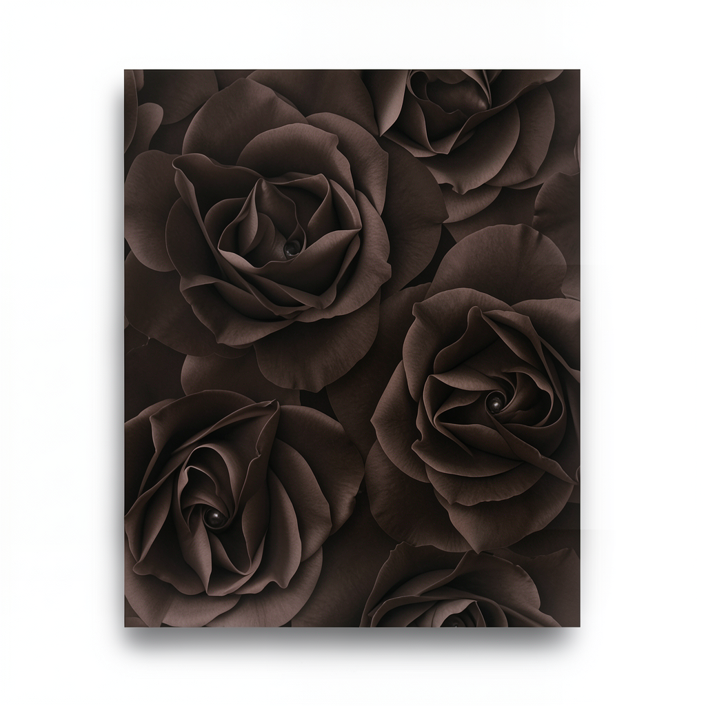 German Wall Decoration 10m x 0.53m Dark Brown, Model 525618