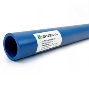 HDPE Pipes PE 100 Pressure 20 Bar Outside Diameter 280 mm Thickness 31.3 mm Blue | NEPROPLAST
