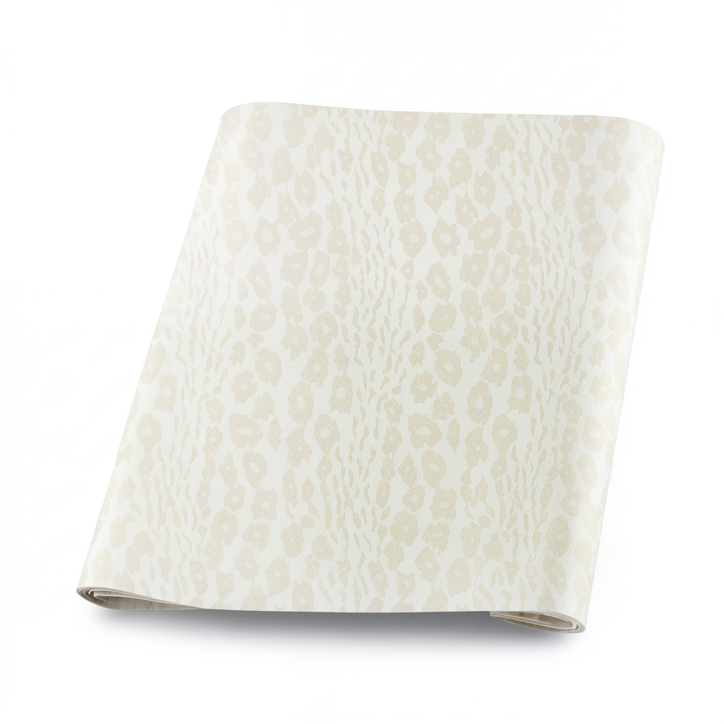 Patterned Wallpaper 10 m x 0.70 m Pale Beige, Model 14015