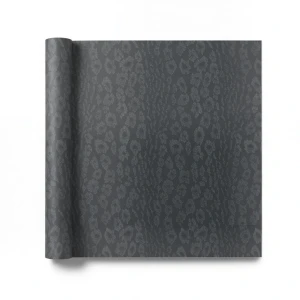 Patterned Wallpaper 10 m x 0.70 m Dark Gray, Model 14013