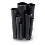 مواسير UPVC ضغط 10 بار قطر خارجي 450 مم سمك 21.5 مم لون اسود