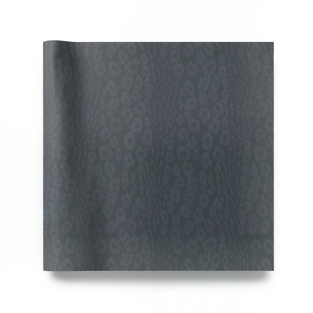 Patterned Wallpaper 10 m x 0.70 m Dark Gray, Model 14013